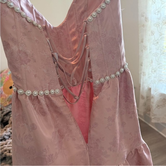 V. Chapman Pink Strapless Dress - Picture 6 of 7